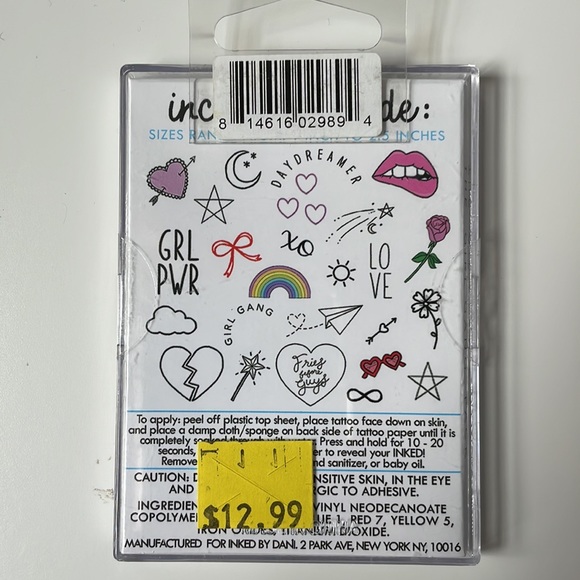 INKED by dani temporary tatoos - Picture 3 of 5